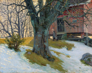 In april - Gustav Wentzel — weergave van het kunstwerk
