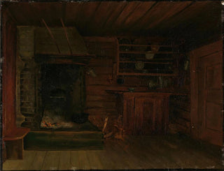 Gustav Wentzel - Kitchen with Fireplace.webp