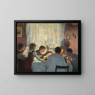 Ochtendstemming - Gustav Wentzel — ingelijst kunstwerk aan de muur