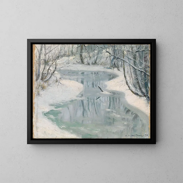 Dégel - Gustav Wentzel — framed artwork on a wall