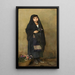 La Fille aux fleurs - Gustave-Claude-Étienne Courtois — framed artwork on a wall