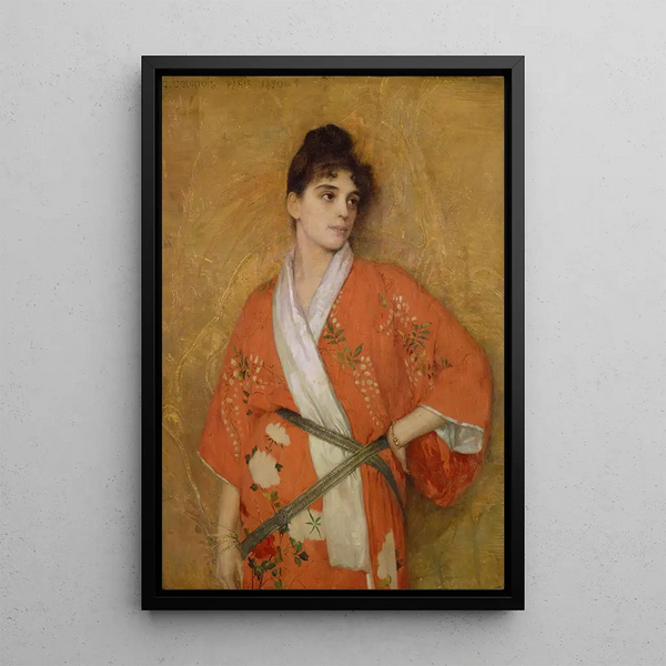 Studie - Gustave-Claude-Étienne Courtois — ingelijst kunstwerk aan de muur