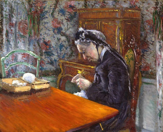 Gustave Caillebotte - Mademoiselle Boissire Knitting.webp