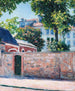 Houses in Argenteuil - Gustave Caillebotte — artwork view