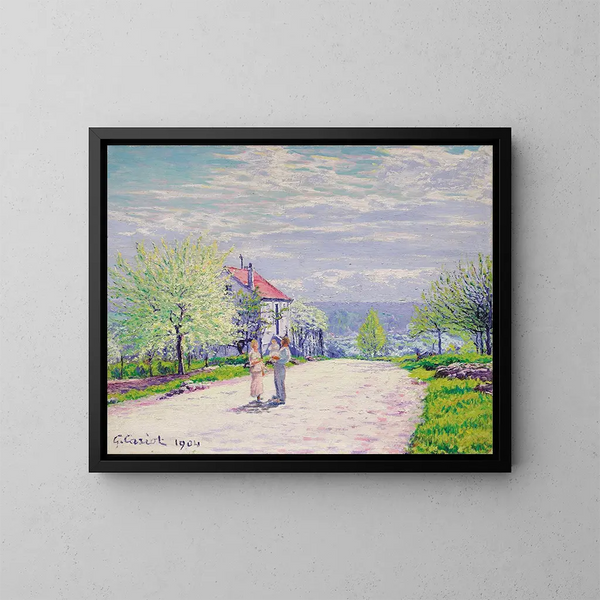 The Family - Gustave Cariot — framed artwork on a wall