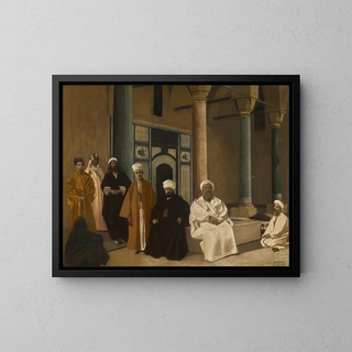 Gustave Cluseret - Outside the privy chamber Topkapi palace Istanbul.webp