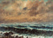 Herfstzee - Gustave Courbet — weergave van het kunstwerk