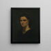 Portret van een dame - Gustave Courbet — ingelijst kunstwerk aan de muur
