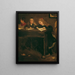 Drie schoolmeisjes - Gustave Courbet — ingelijst kunstwerk aan de muur