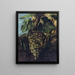Grape Cluster - Gustave Courbet — framed artwork on a wall