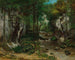 Het beekje van Puits Noir - Gustave Courbet — weergave van het kunstwerk