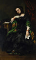 Madame Auguste Cuoq Mathilde Desportes 1827-1910 - Gustave Courbet — weergave van het kunstwerk
