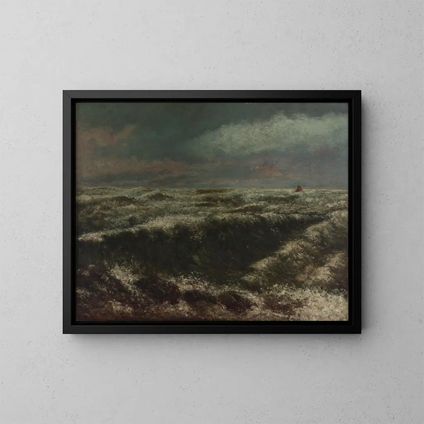 Marina - Gustave Courbet — ingelijst kunstwerk aan de muur