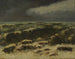 Stormachtige zee - Gustave Courbet — weergave van het kunstwerk