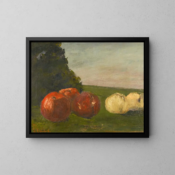 Natuurstudie - Gustave Courbet — ingelijst kunstwerk aan de muur