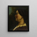 Portret van een vrouw - Gustave Courbet — ingelijst kunstwerk aan de muur