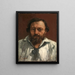 Portret van de dichter Pierre Dupont - Gustave Courbet — ingelijst kunstwerk aan de muur