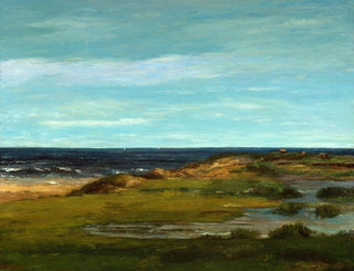 Zeilschilderij Marine - Gustave Courbet — weergave van het kunstwerk