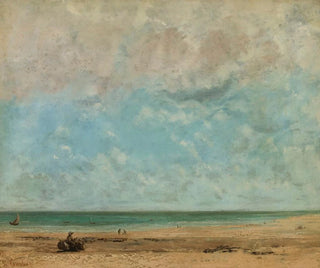 Maritiem landschap - Gustave Courbet — weergave van het kunstwerk