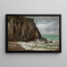 Strand van Étretat - Gustave Courbet — ingelijst kunstwerk aan de muur