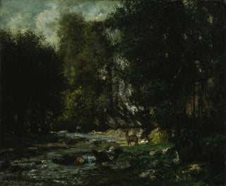 Gustave Courbet - The Brook of Les PuitsNoir.webp