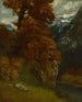 The Glen at Ornans Bords du Doubs Effet d'Automne - Gustave Courbet — weergave van het kunstwerk