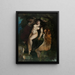 Drie badende vrouwen - Gustave Courbet — ingelijst kunstwerk aan de muur