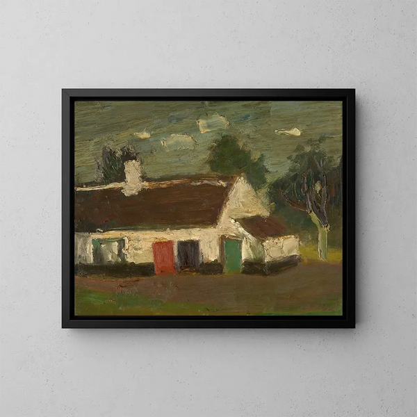 Farm - Gustave De Smet — framed artwork on a wall
