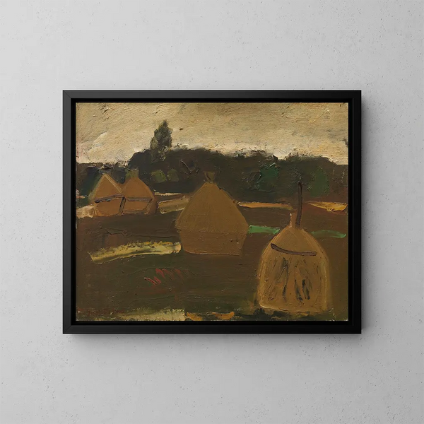 Meules - Gustave De Smet — framed artwork on a wall