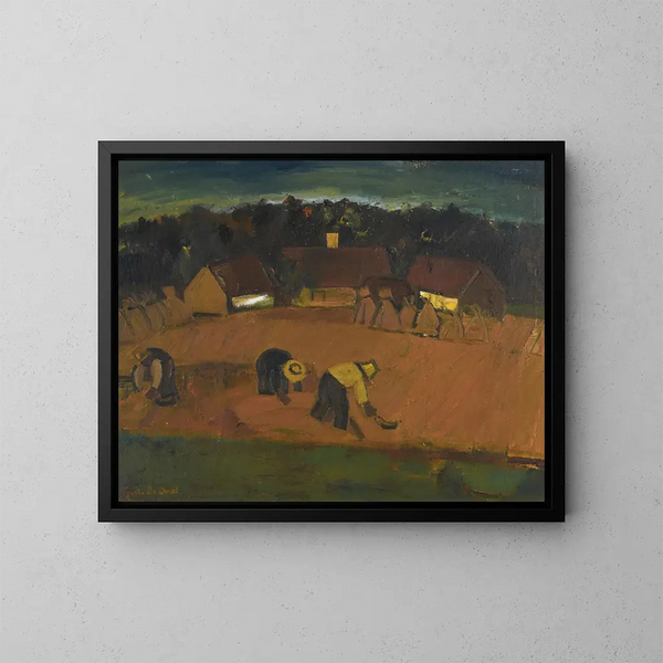 La Moisson - Gustave De Smet — framed artwork on a wall
