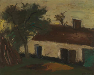Stal - Gustave De Smet — weergave van het kunstwerk