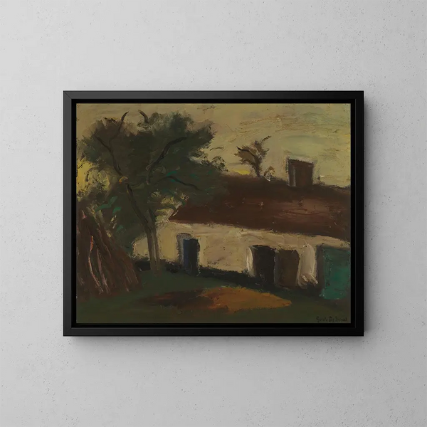 Stable - Gustave De Smet — framed artwork on a wall