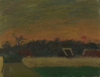 Zonsondergang - Gustave De Smet — weergave van het kunstwerk