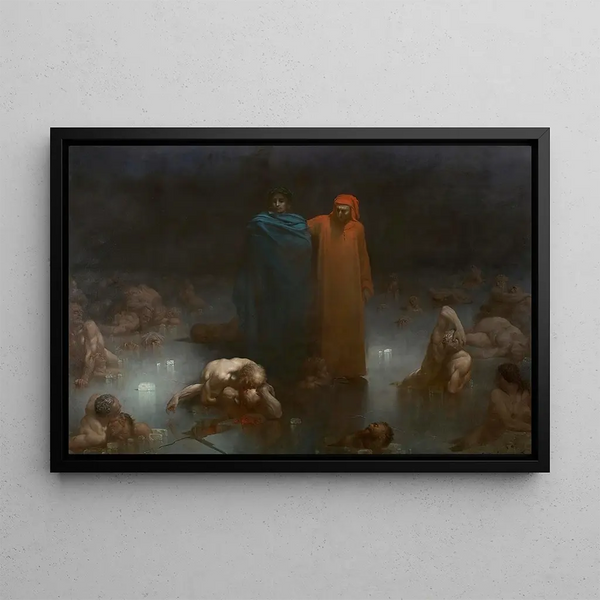 Gustave Dor - Dante and Virgil in the Ninth Circle of Hell.webp