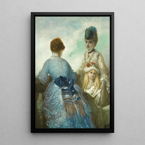 La promenade - Gustave Doré — ingelijst kunstwerk aan de muur