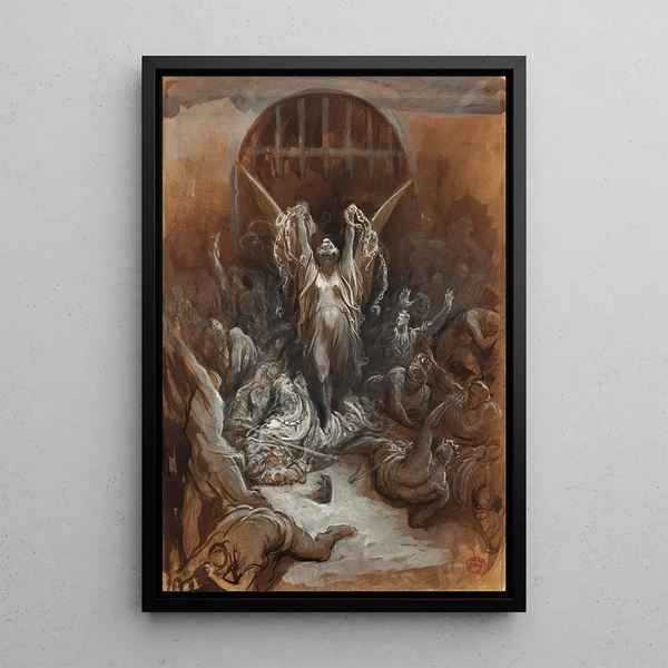 Vrijheid - Gustave Doré — ingelijst kunstwerk aan de muur