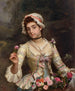 De bloemiste - Gustave Jean Jacquet — weergave van het kunstwerk
