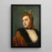 Parisienne - Gustave Jean Jacquet — ingelijst kunstwerk aan de muur