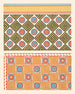 plafond van de tombe Danna n° 81 39 plafond van de tombe van Senmout n° 71 - Gustave Jaquier — weergave van het kunstwerk