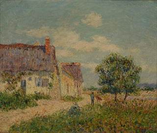 Cottage at Vandreuil - Gustave Loiseau — artwork view