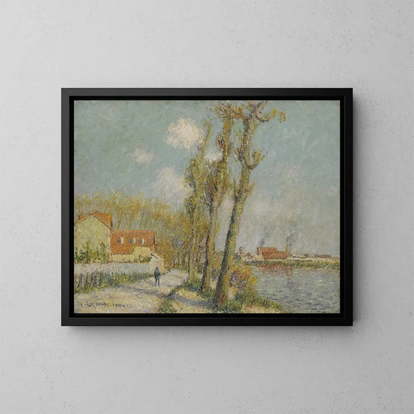L'Oise à Pontoise - Gustave Loiseau — ingelijst kunstwerk aan de muur