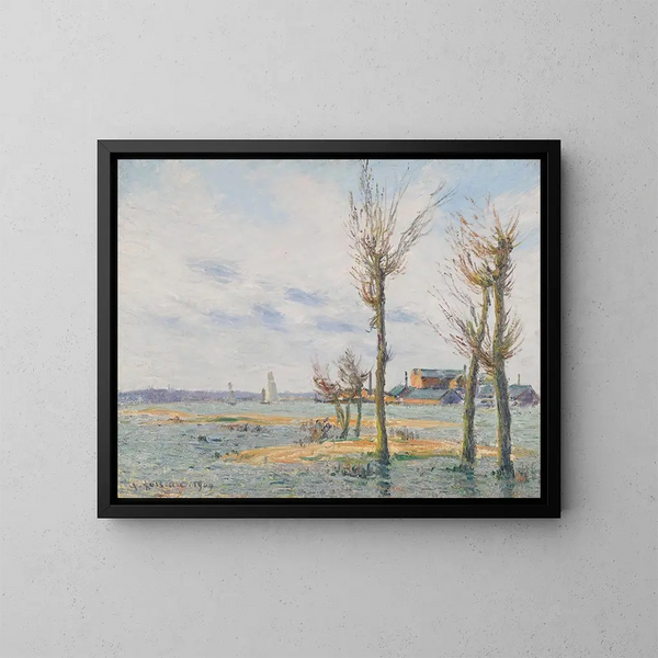La Loire à Trentemoult - Gustave Loiseau — ingelijst kunstwerk aan de muur
