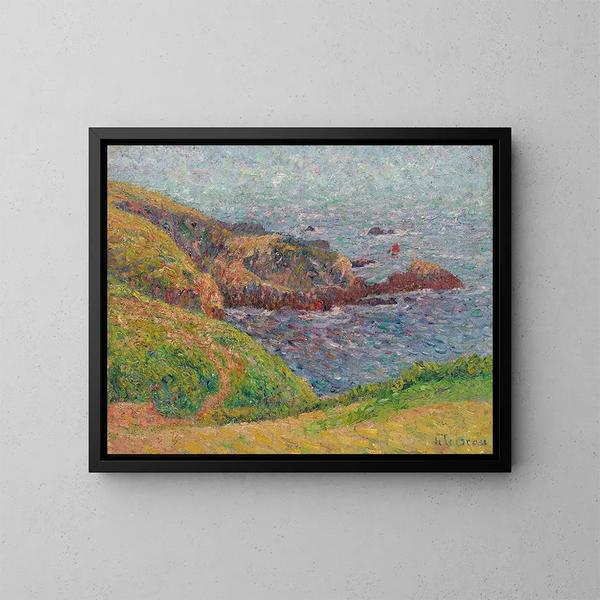 De Zeebras - Gustave Loiseau — ingelijst kunstwerk aan de muur