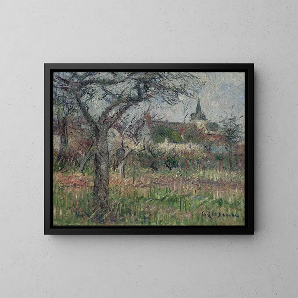 Le Clos de Monsieur Janson à Vaudreuil, Eure - Gustave Loiseau — ingelijst kunstwerk aan de muur