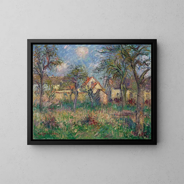 Het Tuin - Gustave Loiseau — ingelijst kunstwerk aan de muur