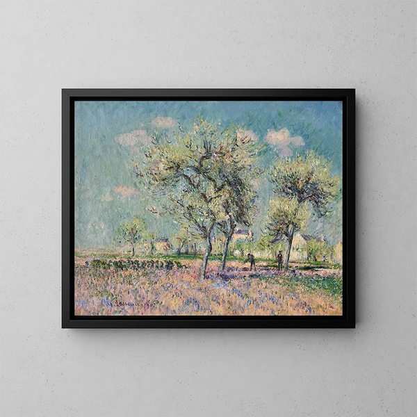 Landschap - Gustave Loiseau — ingelijst kunstwerk aan de muur