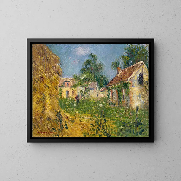 Kleine boerderij in Calvados - Gustave Loiseau — ingelijst kunstwerk aan de muur