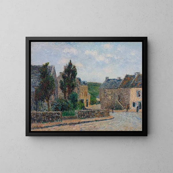 Rue Saint-Lunaire - Gustave Loiseau — ingelijst kunstwerk aan de muur