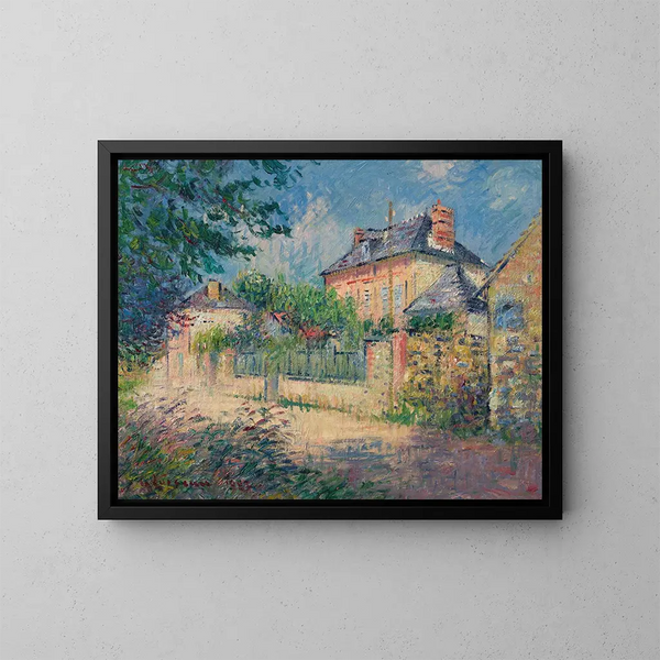 Rue de village - Gustave Loiseau — ingelijst kunstwerk aan de muur