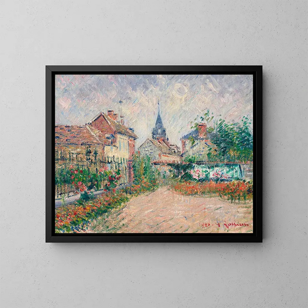 van Saint-Cyr-du-Vaudreuil, Eure - Gustave Loiseau — ingelijst kunstwerk aan de muur